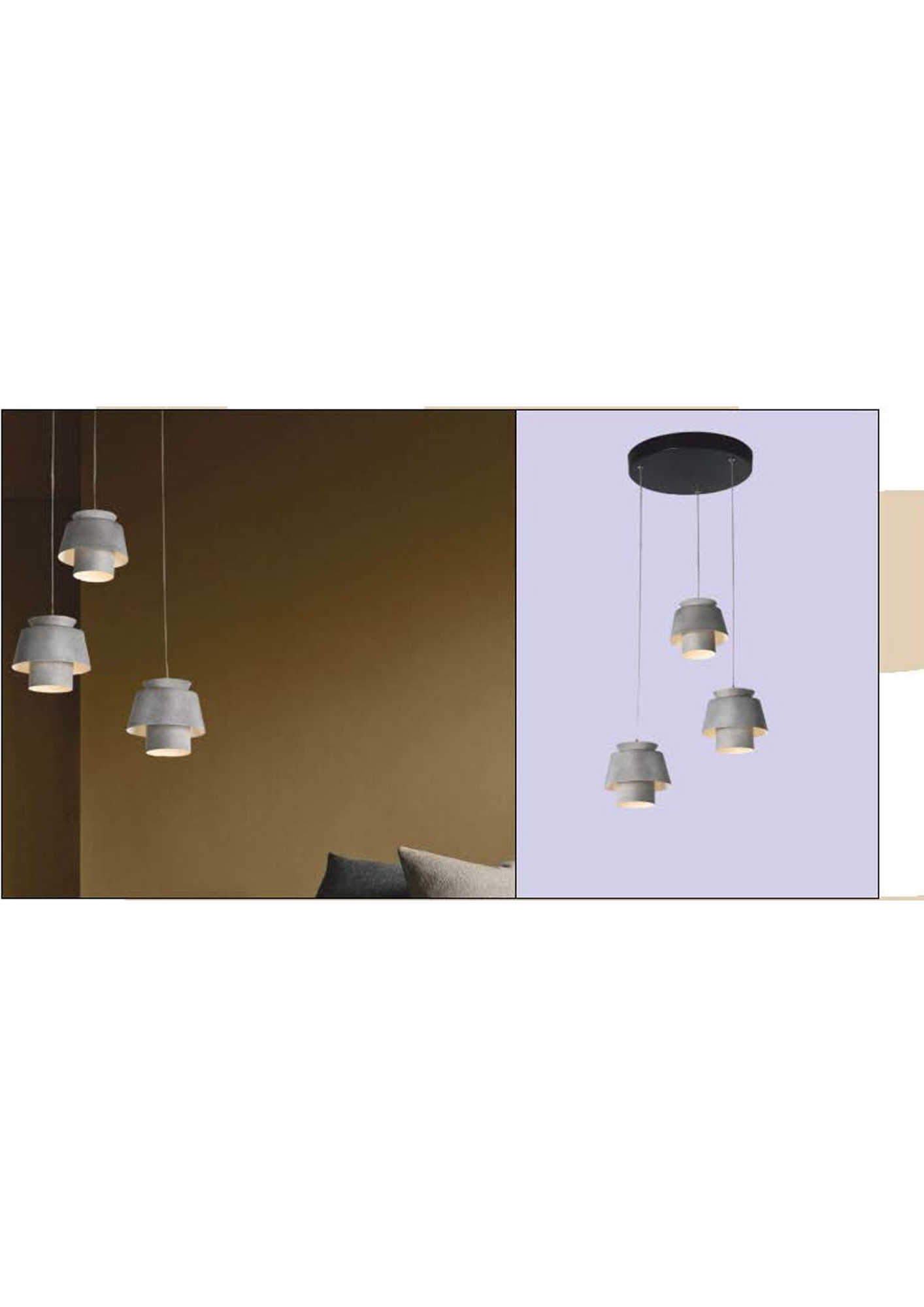 Beyond Lights - Concrete Pendant Lamp- GL